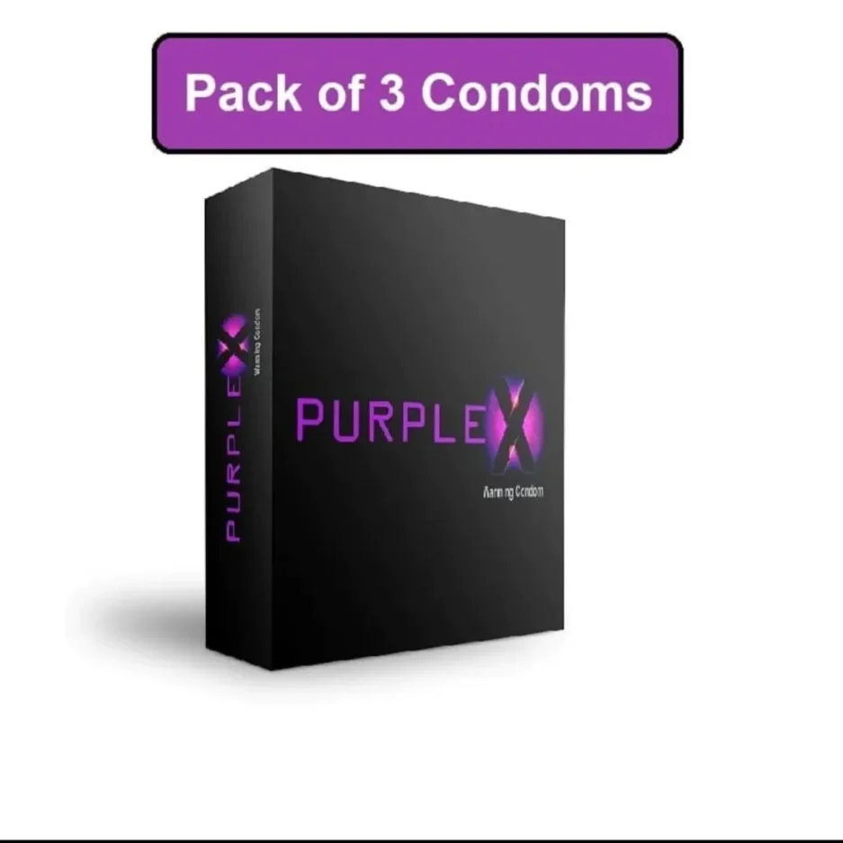 Klimax Purple Pack of 3 Condoms