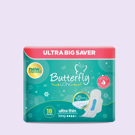 Butterfly Long Ultra Big Saver Sanitary Pads Long 18 Pcs